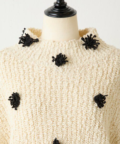 BEARDSLEY / ビアズリー ニット・セーター | ぽんぽんドットニット | 詳細28