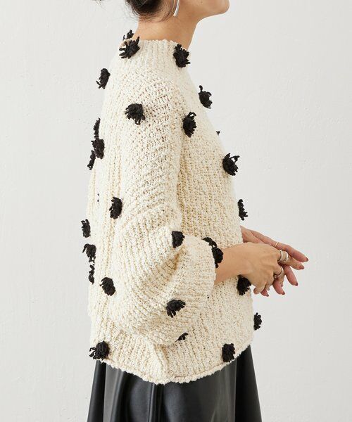BEARDSLEY / ビアズリー ニット・セーター | ぽんぽんドットニット | 詳細9