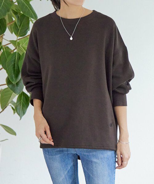 BEARDSLEY / ビアズリー カットソー | 刺繍入り裏ボアトレーナー | 詳細1