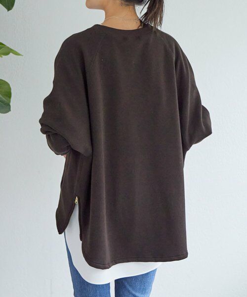 BEARDSLEY / ビアズリー カットソー | 刺繍入り裏ボアトレーナー | 詳細11