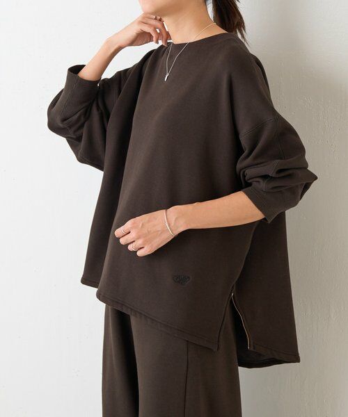 BEARDSLEY / ビアズリー カットソー | 刺繍入り裏ボアトレーナー | 詳細18