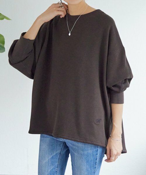 BEARDSLEY / ビアズリー カットソー | 刺繍入り裏ボアトレーナー | 詳細2