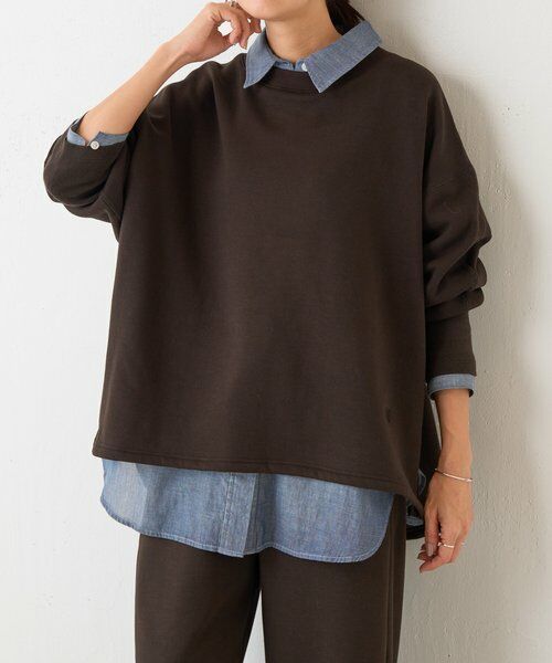 BEARDSLEY / ビアズリー カットソー | 刺繍入り裏ボアトレーナー | 詳細20