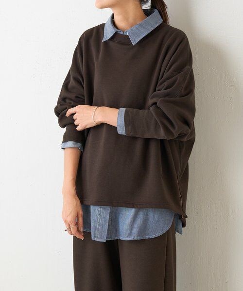 BEARDSLEY / ビアズリー カットソー | 刺繍入り裏ボアトレーナー | 詳細21