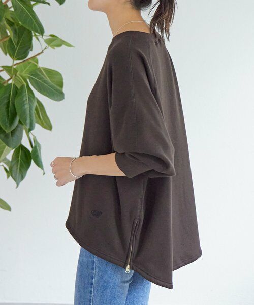 BEARDSLEY / ビアズリー カットソー | 刺繍入り裏ボアトレーナー | 詳細4