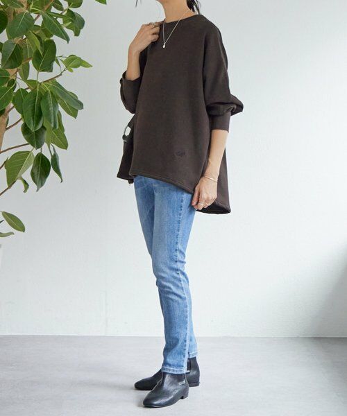 BEARDSLEY / ビアズリー カットソー | 刺繍入り裏ボアトレーナー | 詳細8