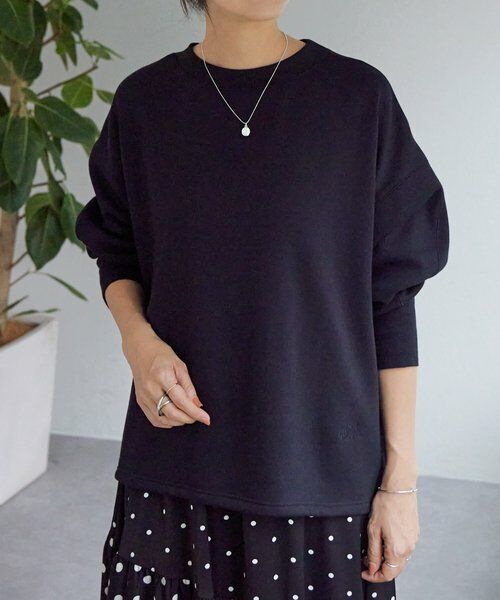 BEARDSLEY / ビアズリー カットソー | 刺繍入り裏ボアトレーナー | 詳細25