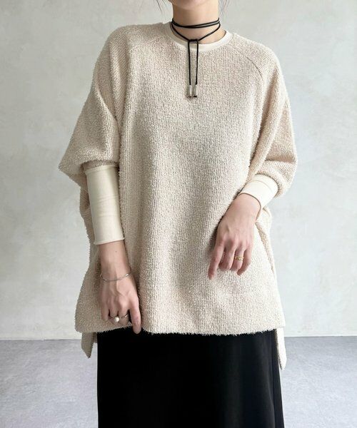 BEARDSLEY / ビアズリー カットソー | フリンジヤーンビッグプルオーバー | 詳細16