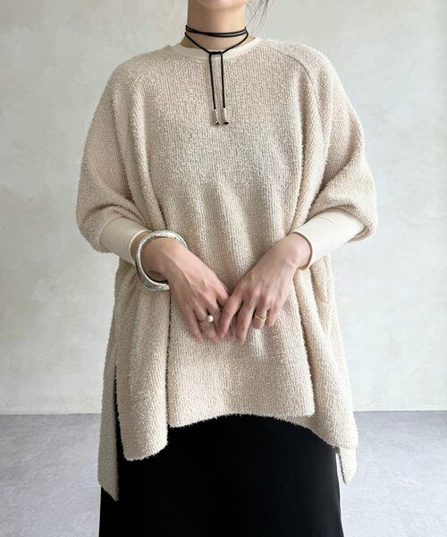 BEARDSLEY / ビアズリー カットソー | フリンジヤーンビッグプルオーバー | 詳細17