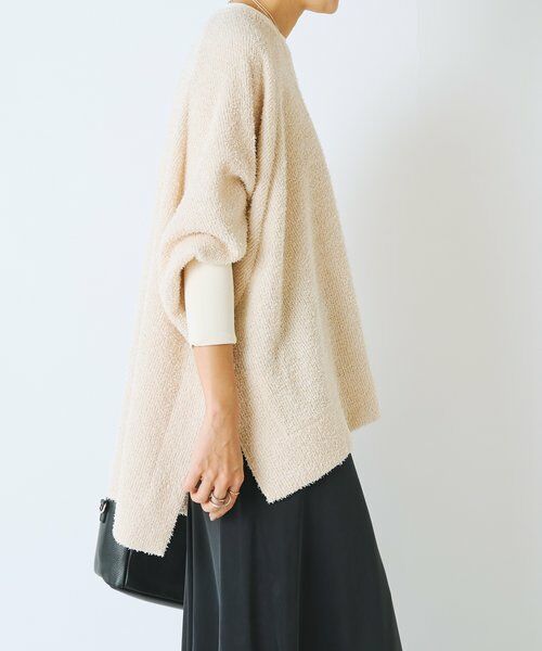 BEARDSLEY / ビアズリー カットソー | フリンジヤーンビッグプルオーバー | 詳細23