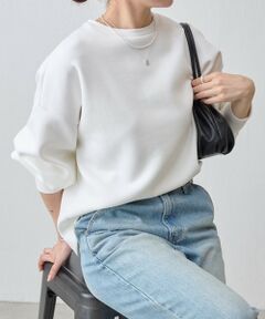 BEARDSLEY / ビアズリー カットソー | ダンボールパフトレーナー