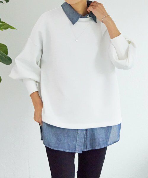 BEARDSLEY / ビアズリー カットソー | ダンボールパフトレーナー | 詳細15