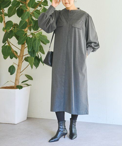 BEARDSLEY / ビアズリー ロング・マキシ丈ワンピース | ロングシャツワンピース | 詳細3