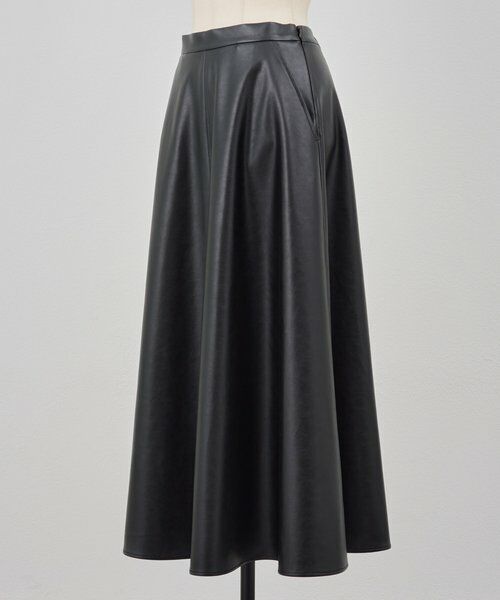 BEARDSLEY / ビアズリー ロング・マキシ丈スカート | フェイクレザーフレアスカート | 詳細25