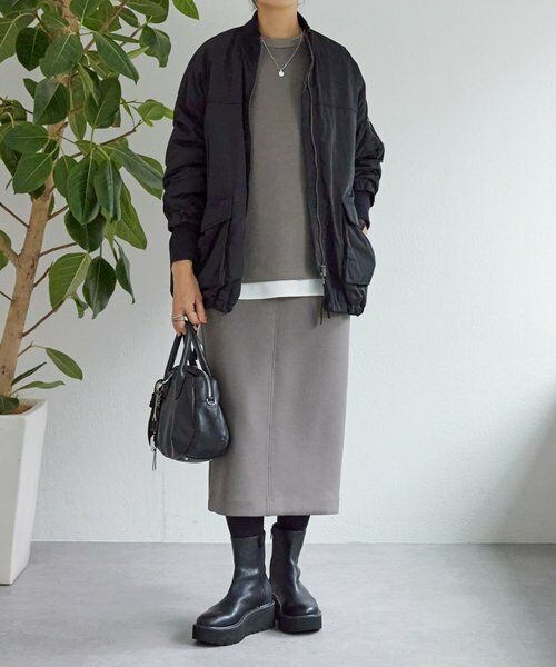 BEARDSLEY / ビアズリー ロング・マキシ丈スカート | ダンボールタイトスカート | 詳細13