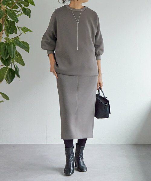 BEARDSLEY / ビアズリー ロング・マキシ丈スカート | ダンボールタイトスカート | 詳細15