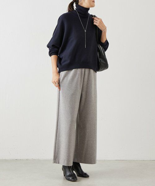 BEARDSLEY / ビアズリー その他パンツ | ウールライクウエストリブパンツ | 詳細10