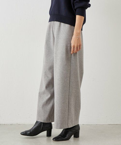 BEARDSLEY / ビアズリー その他パンツ | ウールライクウエストリブパンツ | 詳細3