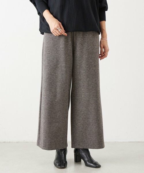 BEARDSLEY / ビアズリー その他パンツ | ウールライクウエストリブパンツ | 詳細14