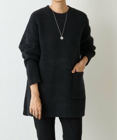 BEARDSLEY / ビアズリー ニット・セーター | ブークレ接結スリットプルオーバー