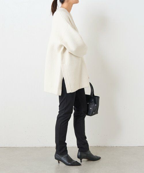 BEARDSLEY / ビアズリー ニット・セーター | ブークレ接結スリットプルオーバー | 詳細23