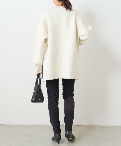 BEARDSLEY / ビアズリー ニット・セーター | ブークレ接結スリットプルオーバー | 詳細24