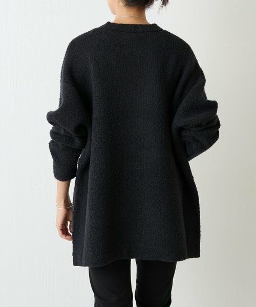 BEARDSLEY / ビアズリー ニット・セーター | ブークレ接結スリットプルオーバー | 詳細14