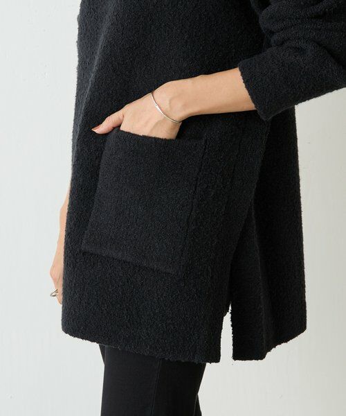 BEARDSLEY / ビアズリー ニット・セーター | ブークレ接結スリットプルオーバー | 詳細17