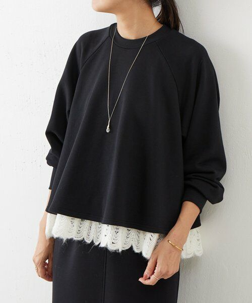 BEARDSLEY / ビアズリー カットソー | 裾タムレースカットソー | 詳細1