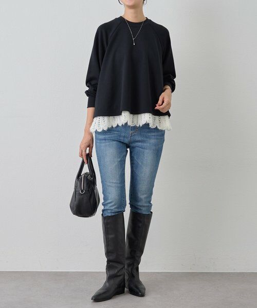 BEARDSLEY / ビアズリー カットソー | 裾タムレースカットソー | 詳細11