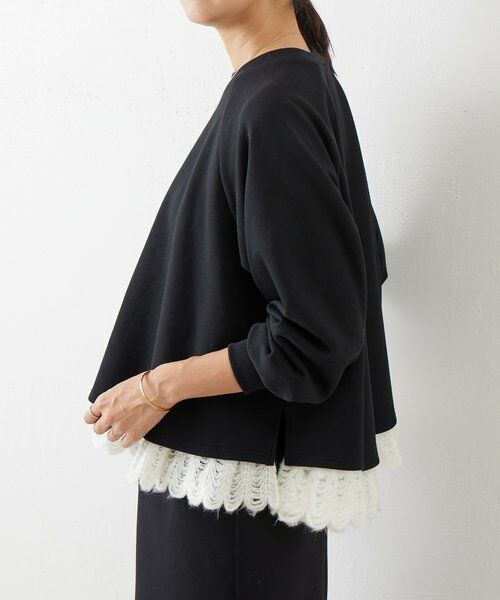 BEARDSLEY / ビアズリー カットソー | 裾タムレースカットソー | 詳細2