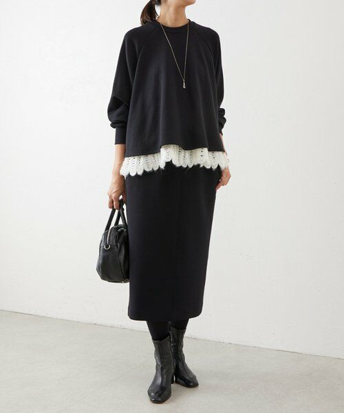 BEARDSLEY / ビアズリー カットソー | 裾タムレースカットソー | 詳細5