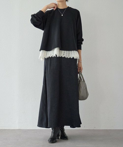 BEARDSLEY / ビアズリー カットソー | 裾タムレースカットソー | 詳細9