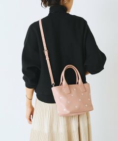 BEARDSLEY / ビアズリー トートバッグ | ドット刺繍バッグ/小
