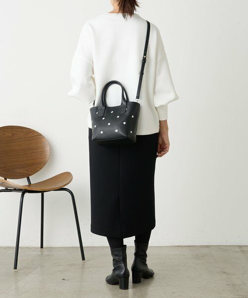 BEARDSLEY / ビアズリー トートバッグ | ドット刺繍バッグ/小 | 詳細10