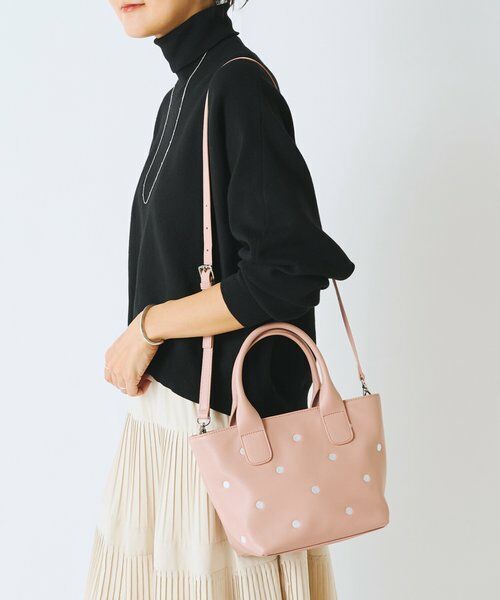 BEARDSLEY / ビアズリー トートバッグ | ドット刺繍バッグ/小 | 詳細12