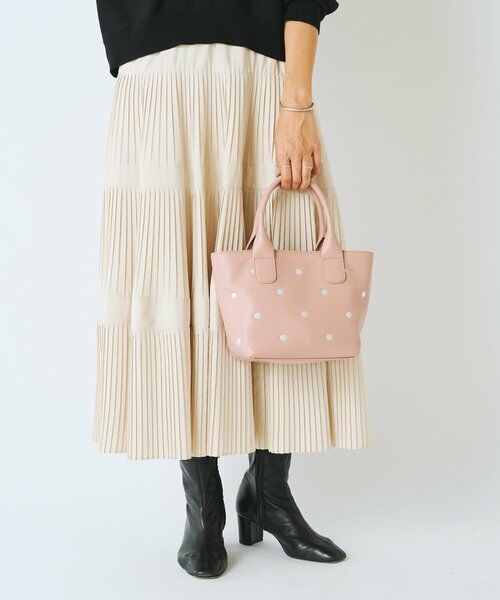 BEARDSLEY / ビアズリー トートバッグ | ドット刺繍バッグ/小 | 詳細15