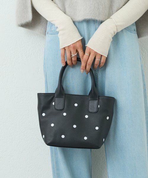 BEARDSLEY / ビアズリー トートバッグ | ドット刺繍バッグ/小 | 詳細5
