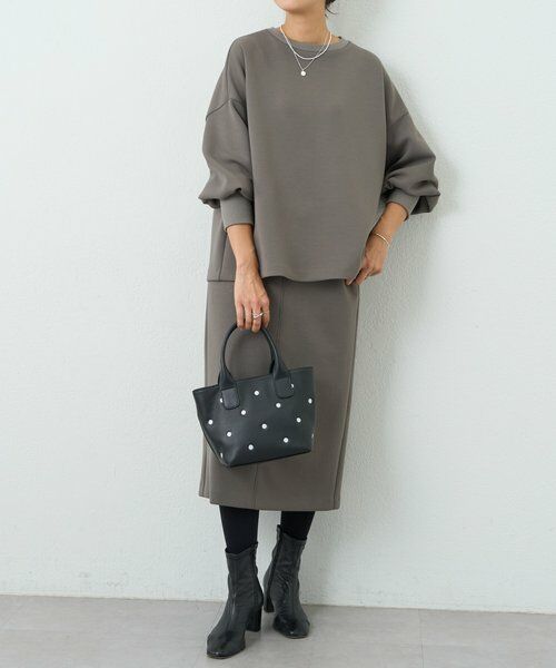 BEARDSLEY / ビアズリー トートバッグ | ドット刺繍バッグ/小 | 詳細8