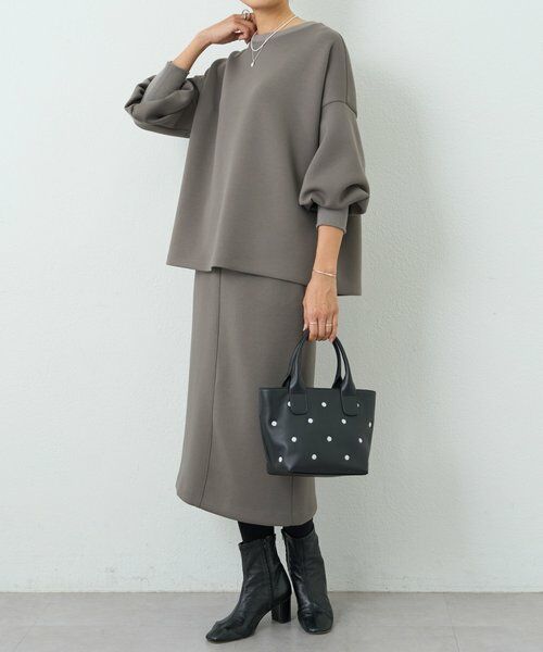 BEARDSLEY / ビアズリー トートバッグ | ドット刺繍バッグ/小 | 詳細9