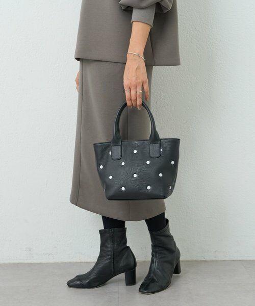 BEARDSLEY / ビアズリー トートバッグ | ドット刺繍バッグ/小 | 詳細21