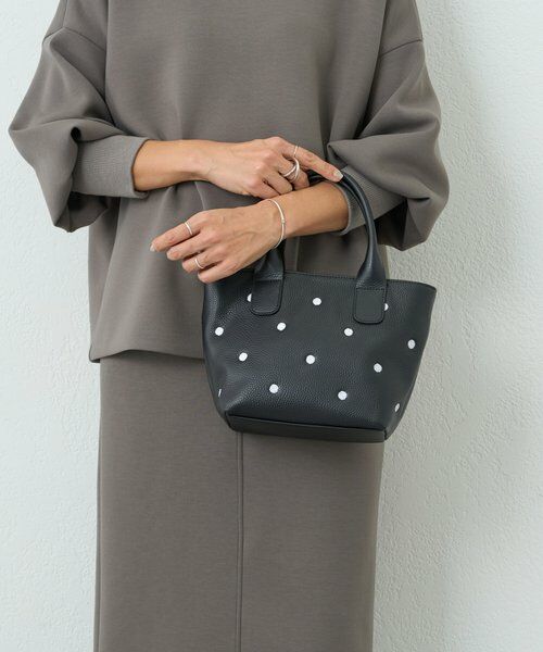 BEARDSLEY / ビアズリー トートバッグ | ドット刺繍バッグ/小 | 詳細22
