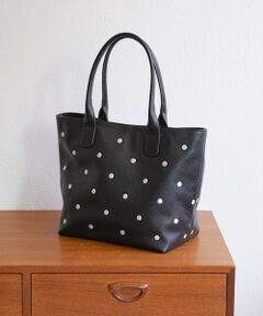 BEARDSLEY / ビアズリー トートバッグ | ドット刺繍バッグ/大