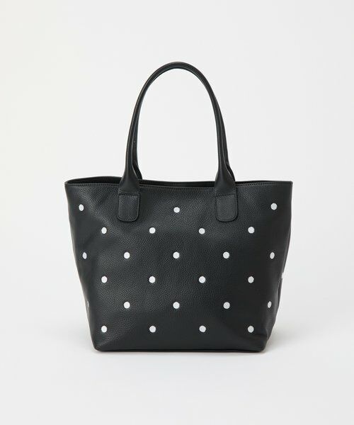 BEARDSLEY / ビアズリー トートバッグ | ドット刺繍バッグ/大 | 詳細24