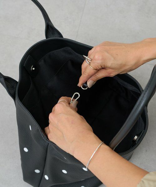 BEARDSLEY / ビアズリー トートバッグ | ドット刺繍バッグ/大 | 詳細25