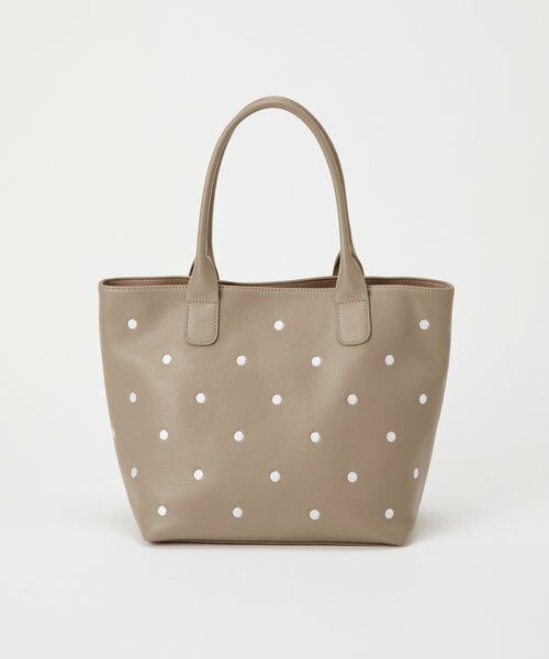 BEARDSLEY / ビアズリー トートバッグ | ドット刺繍バッグ/大 | 詳細28