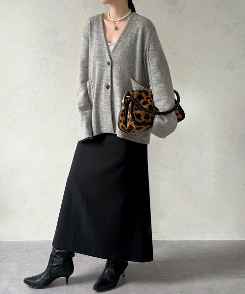 BEARDSLEY / ビアズリー トートバッグ | 2WAYレザーショルダー（レオパード） | 詳細4