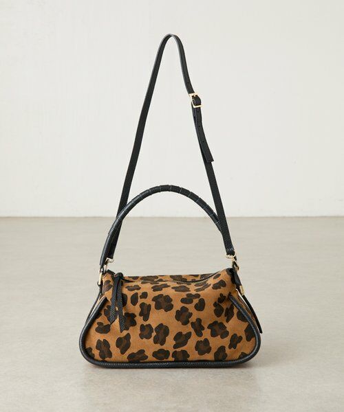 BEARDSLEY / ビアズリー トートバッグ | 2WAYレザーショルダー（レオパード） | 詳細8