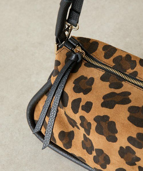 BEARDSLEY / ビアズリー トートバッグ | 2WAYレザーショルダー（レオパード） | 詳細9