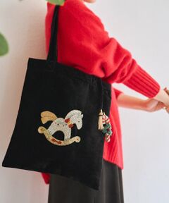 BEARDSLEY / ビアズリー トートバッグ | 《CITRUS》木馬刺繍トートバッグ